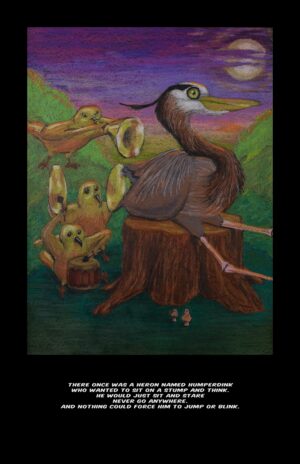 Bird 07 Humperdink Heron Print