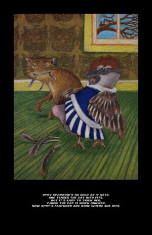 Bird 14 Spry Sparrow Print