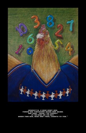 Bird 17 Henrietta Hen Print