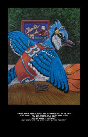 Bird 20 Bill Blue Jay Print