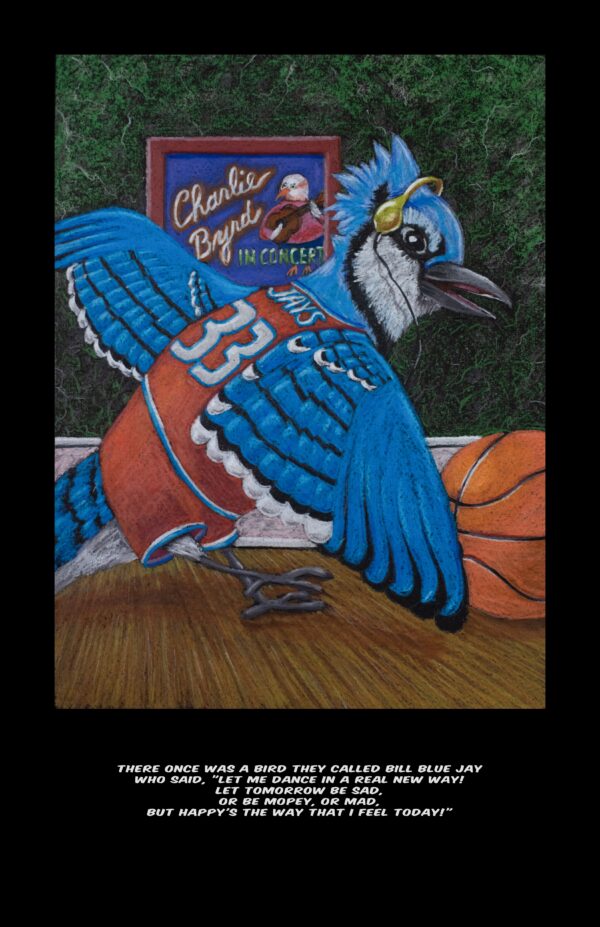 Bird 20 Bill Blue Jay Print