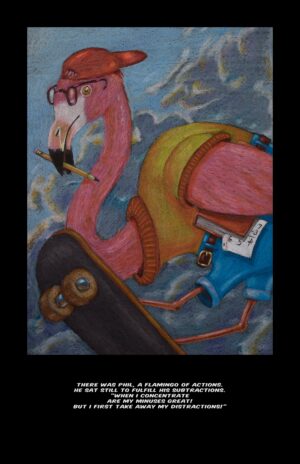 Bird 21 Phil Flamingo Print